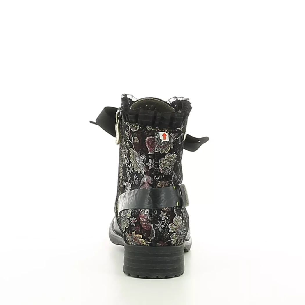 Image (3) de la chaussures Laura Vita - Bottines Noir en Cuir et textile