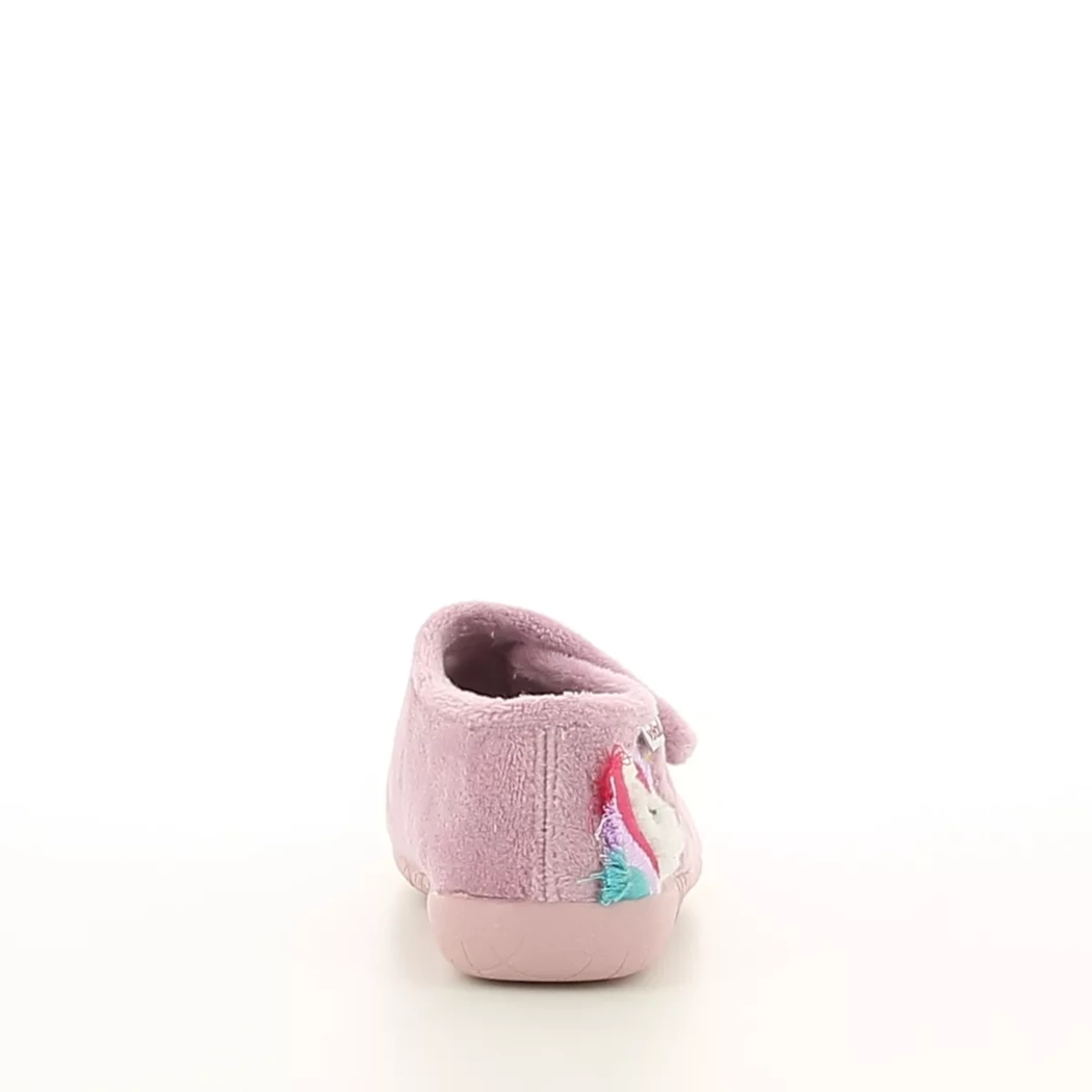 Image (3) de la chaussures Vulladi - Pantoufles et Chaussons Rose en Textile