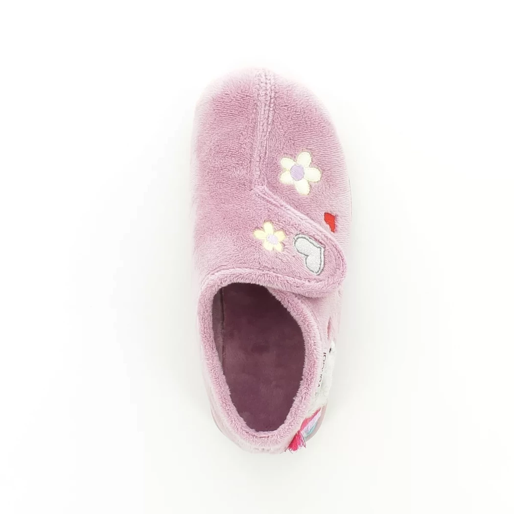 Image (6) de la chaussures Vulladi - Pantoufles et Chaussons Rose en Textile