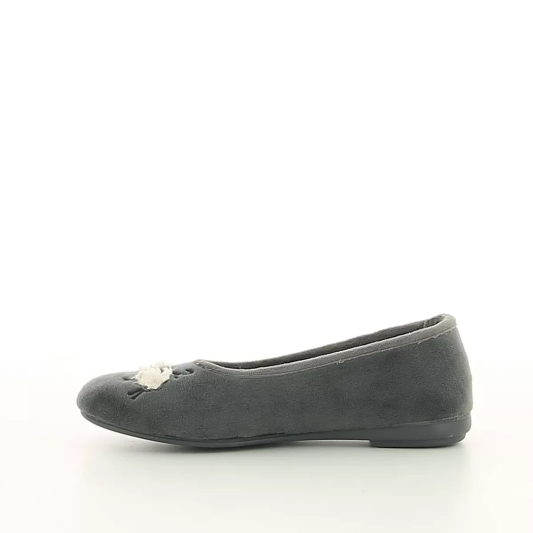 Image (4) de la chaussures La Maison de l'Espadrille - Pantoufles et Chaussons Gris en Textile