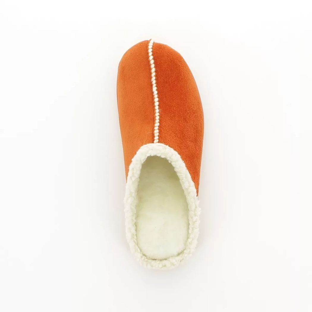 Image (6) de la chaussures La Maison de l'Espadrille - Pantoufles et Chaussons Orange en Textile