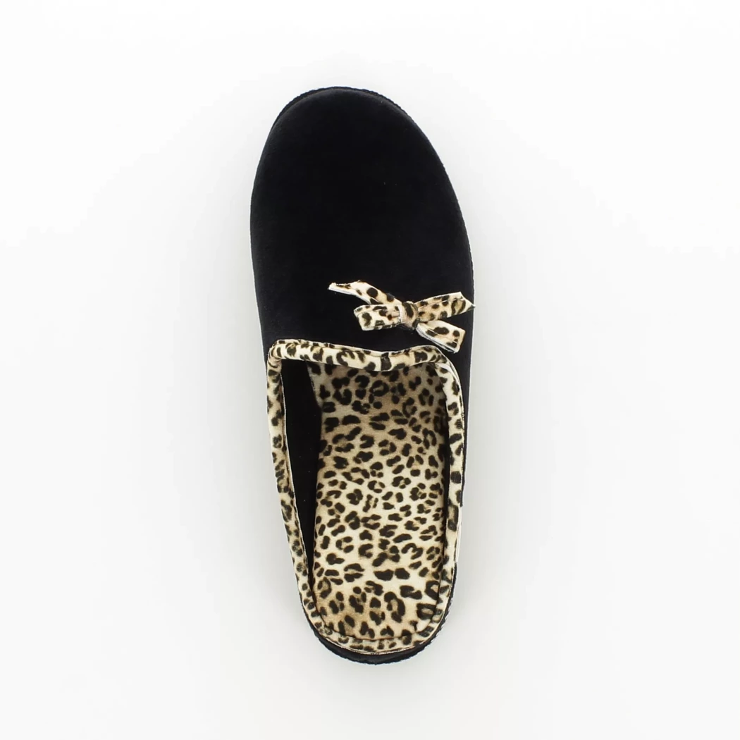 Image (6) de la chaussures La Maison de l'Espadrille - Pantoufles et Chaussons Noir en Textile
