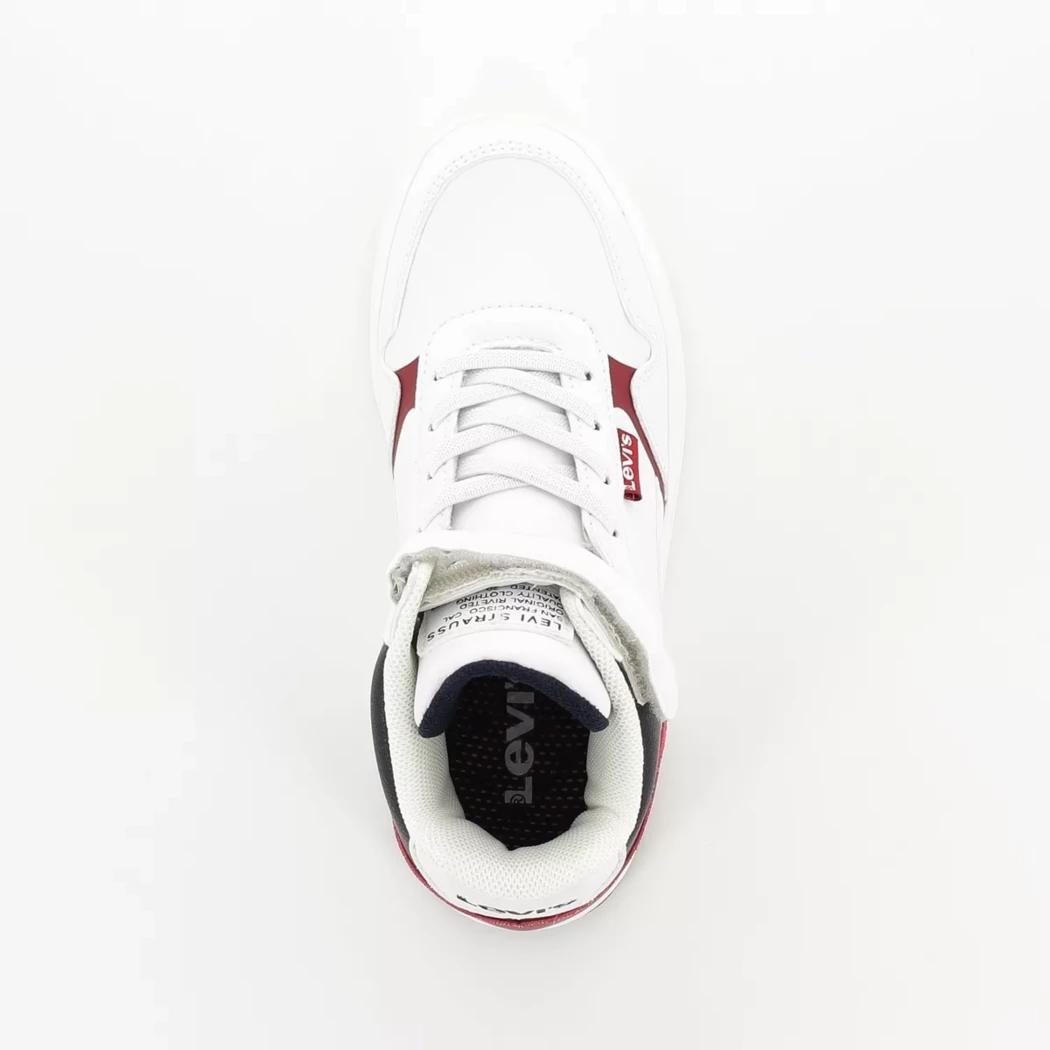 Image (6) de la chaussures Levi's - Bottines Blanc en Cuir synthétique