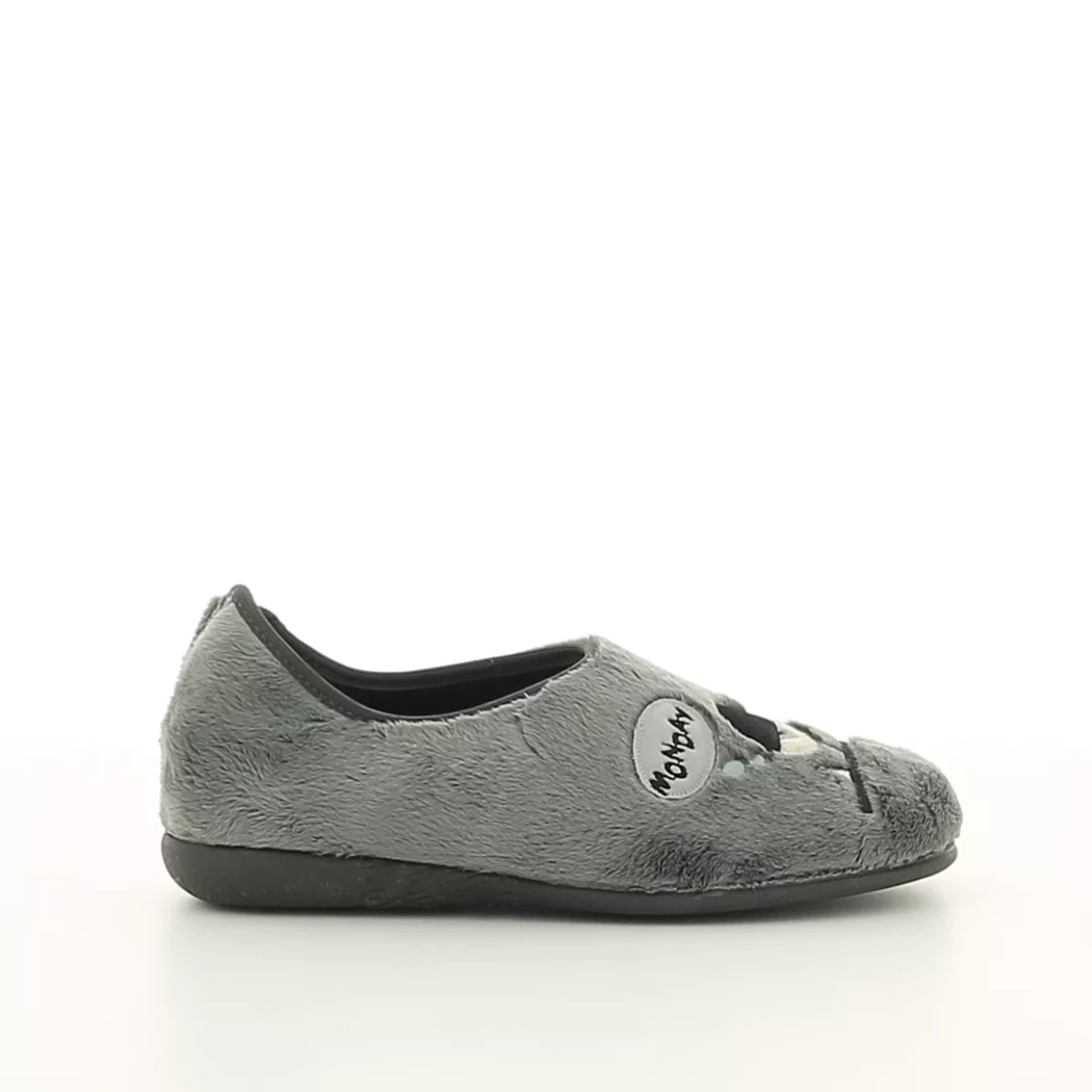 Image (2) de la chaussures Vulladi - Pantoufles et Chaussons Gris en Textile
