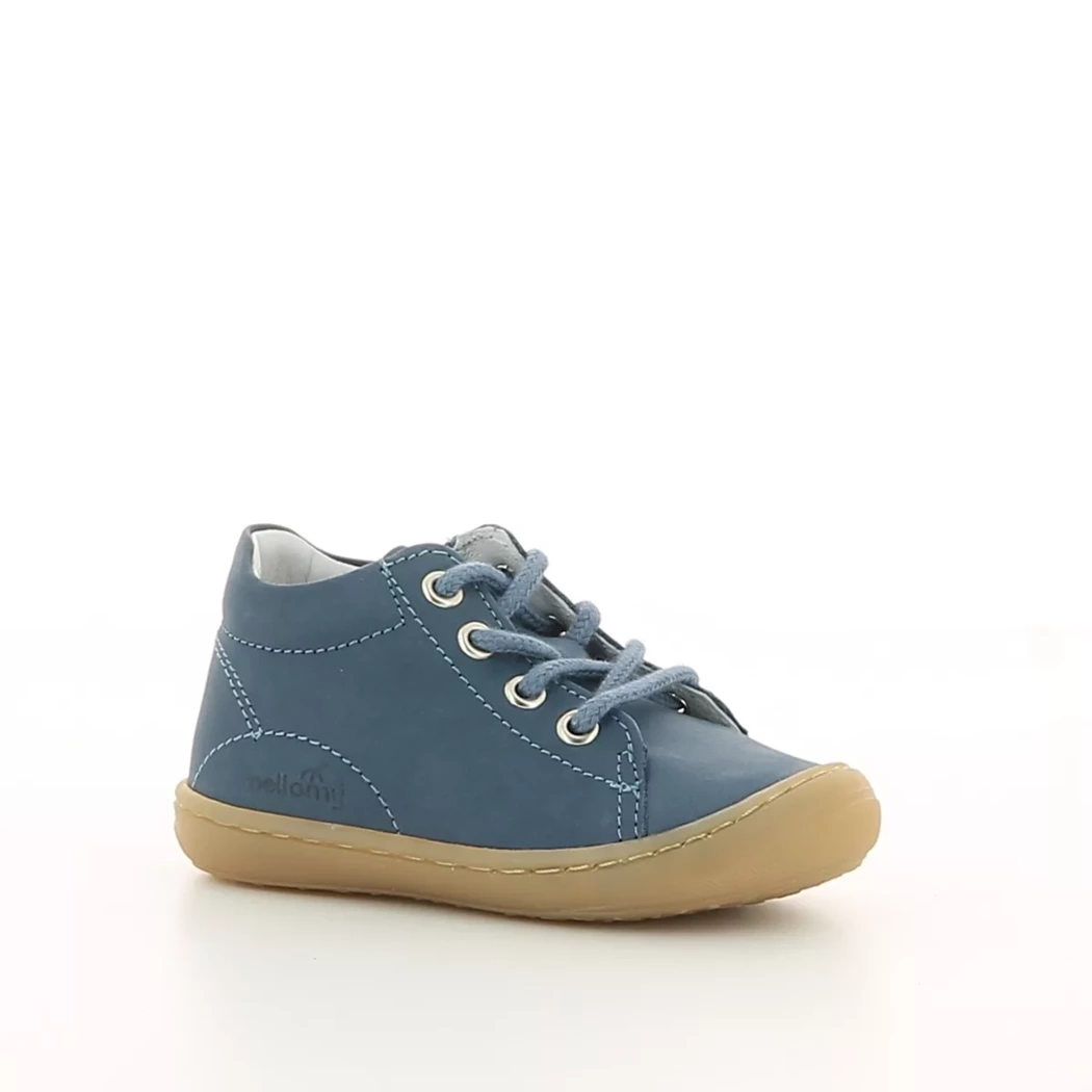 Image (1) de la chaussures Bellamy - Bottines Bleu en Cuir