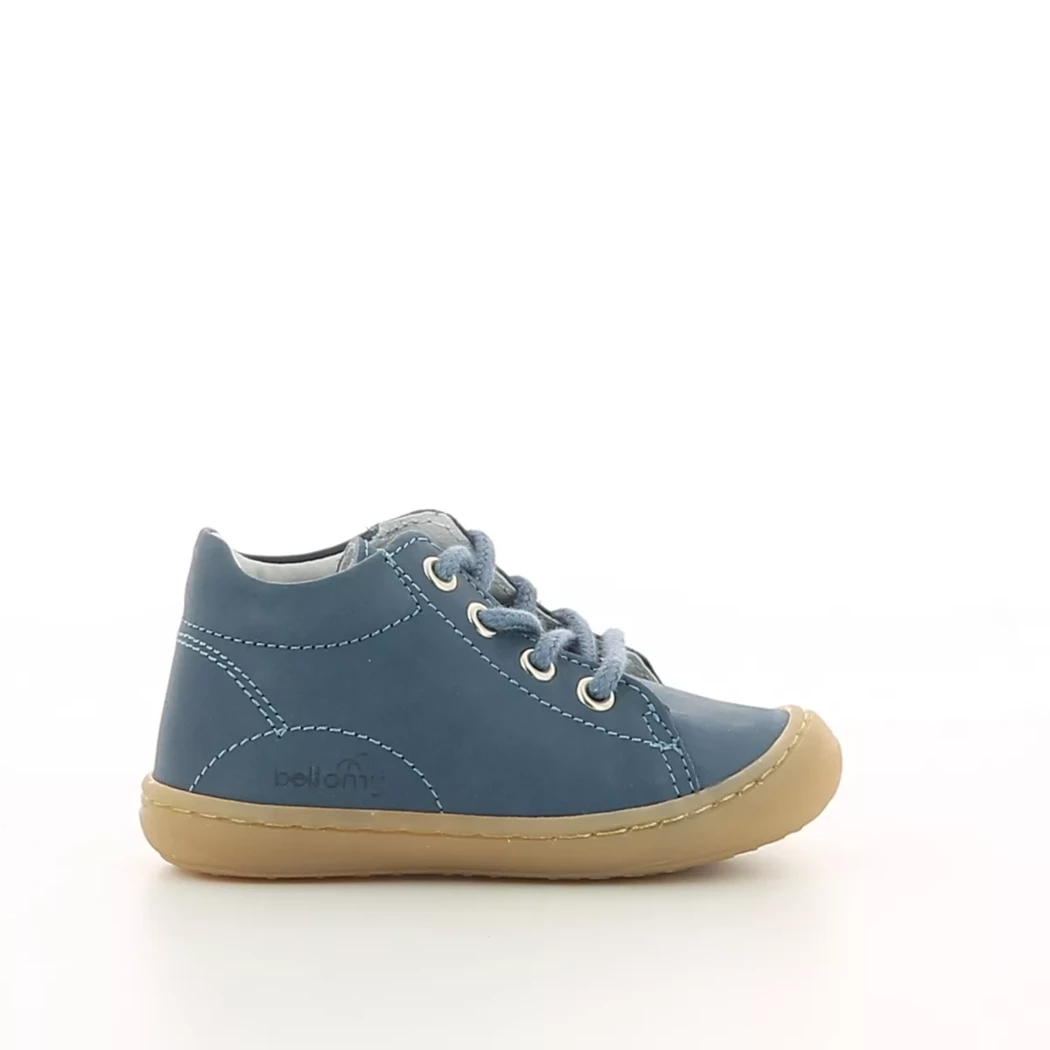 Image (2) de la chaussures Bellamy - Bottines Bleu en Cuir