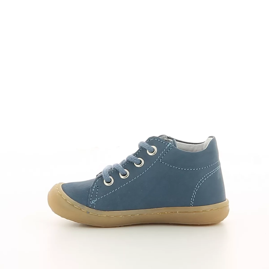 Image (4) de la chaussures Bellamy - Bottines Bleu en Cuir