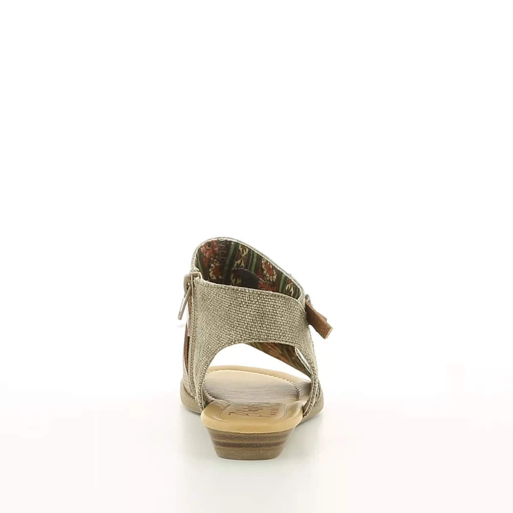 Image (3) de la chaussures Blowfish - Sandales et Nu-Pieds Taupe en Textile