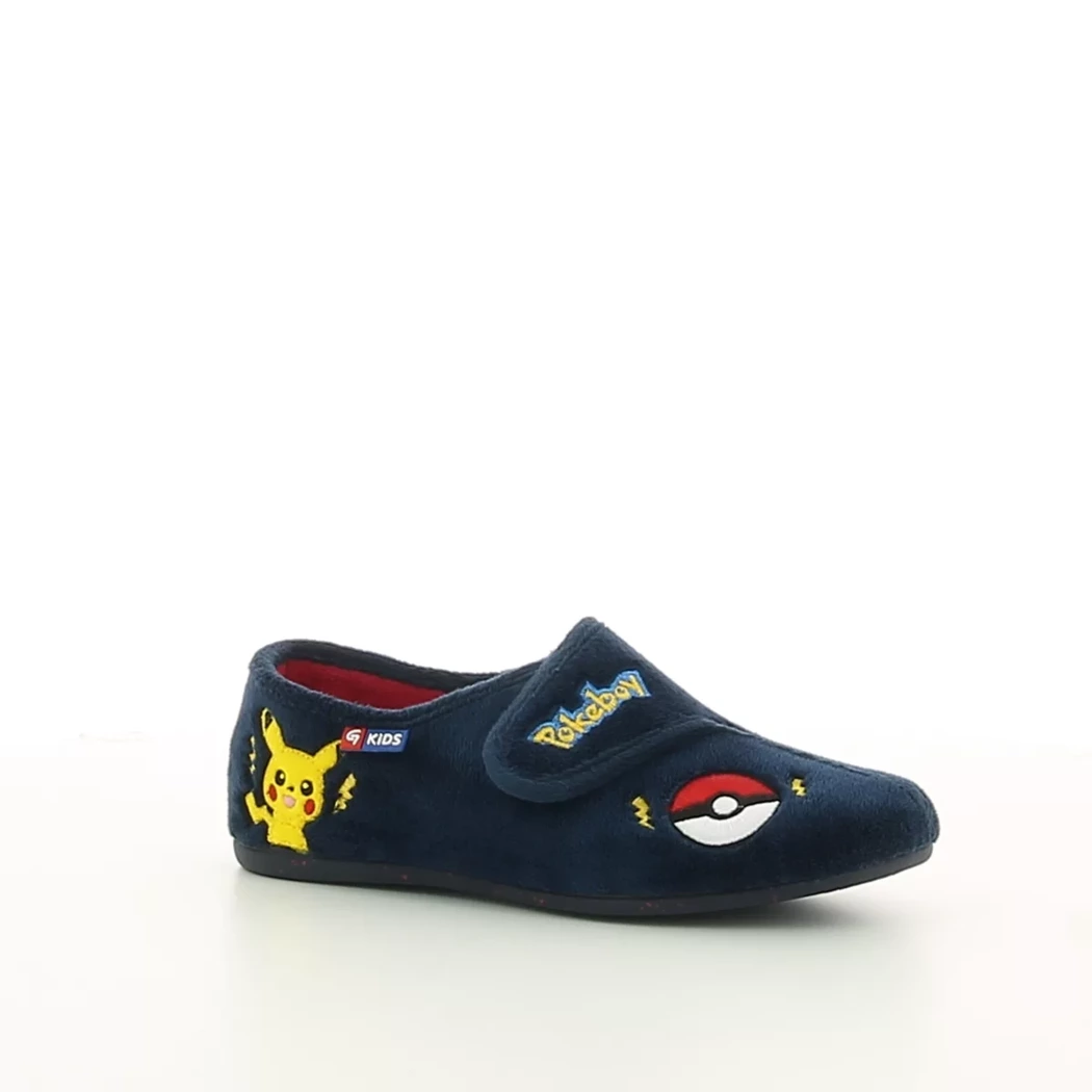 Image (1) de la chaussures Garzon - Pantoufles et Chaussons Bleu en Textile