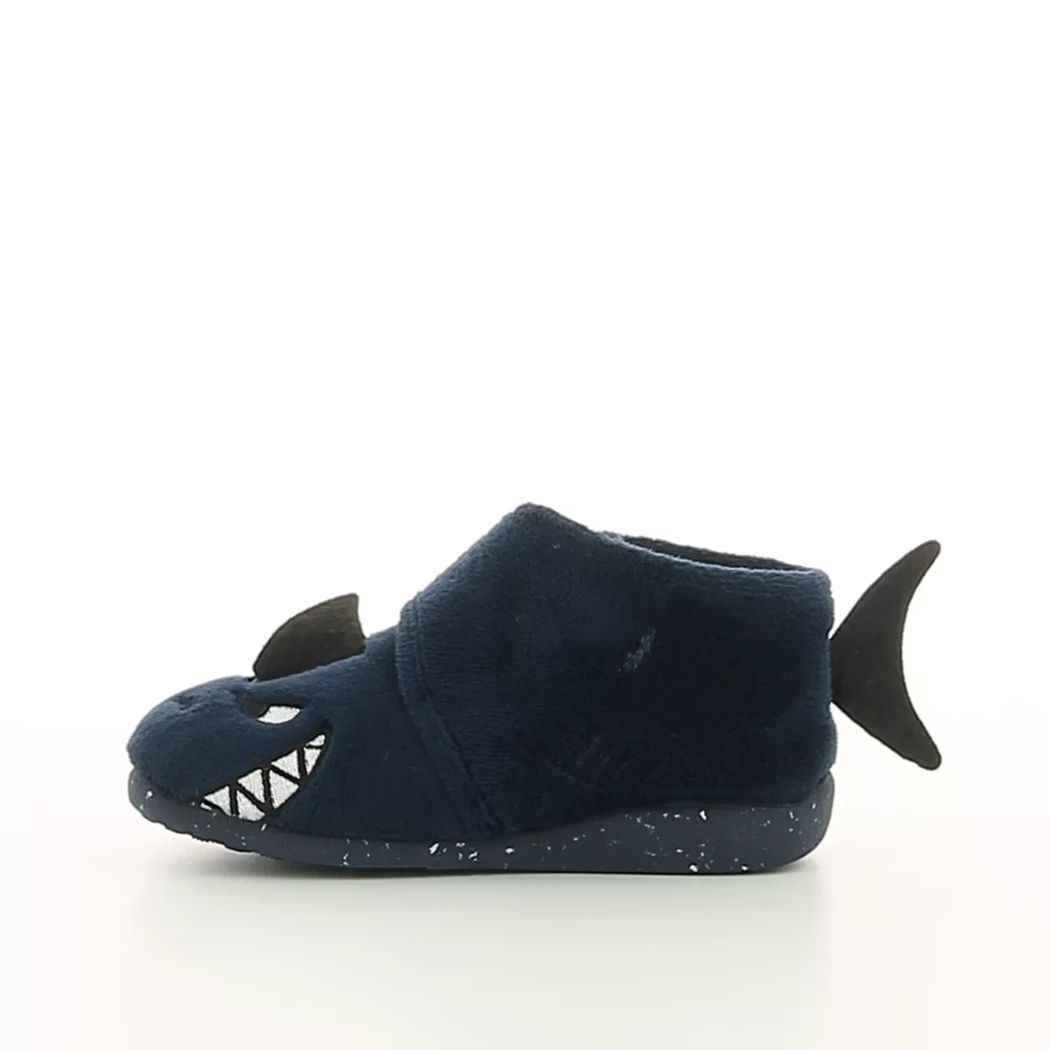 Image (4) de la chaussures Garzon - Pantoufles et Chaussons Bleu en Textile