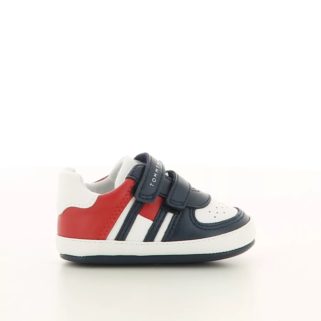 Image (2) de la chaussures Tommy Hilfiger - Chaussons bébé Blanc en Cuir synthétique