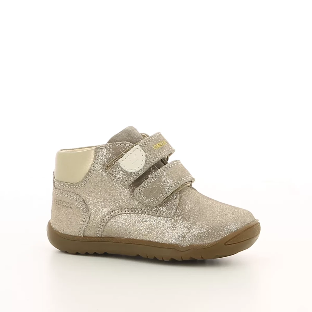 Image (1) de la chaussures Geox - Bottines Or / Bronze / Platine en Cuir nubuck