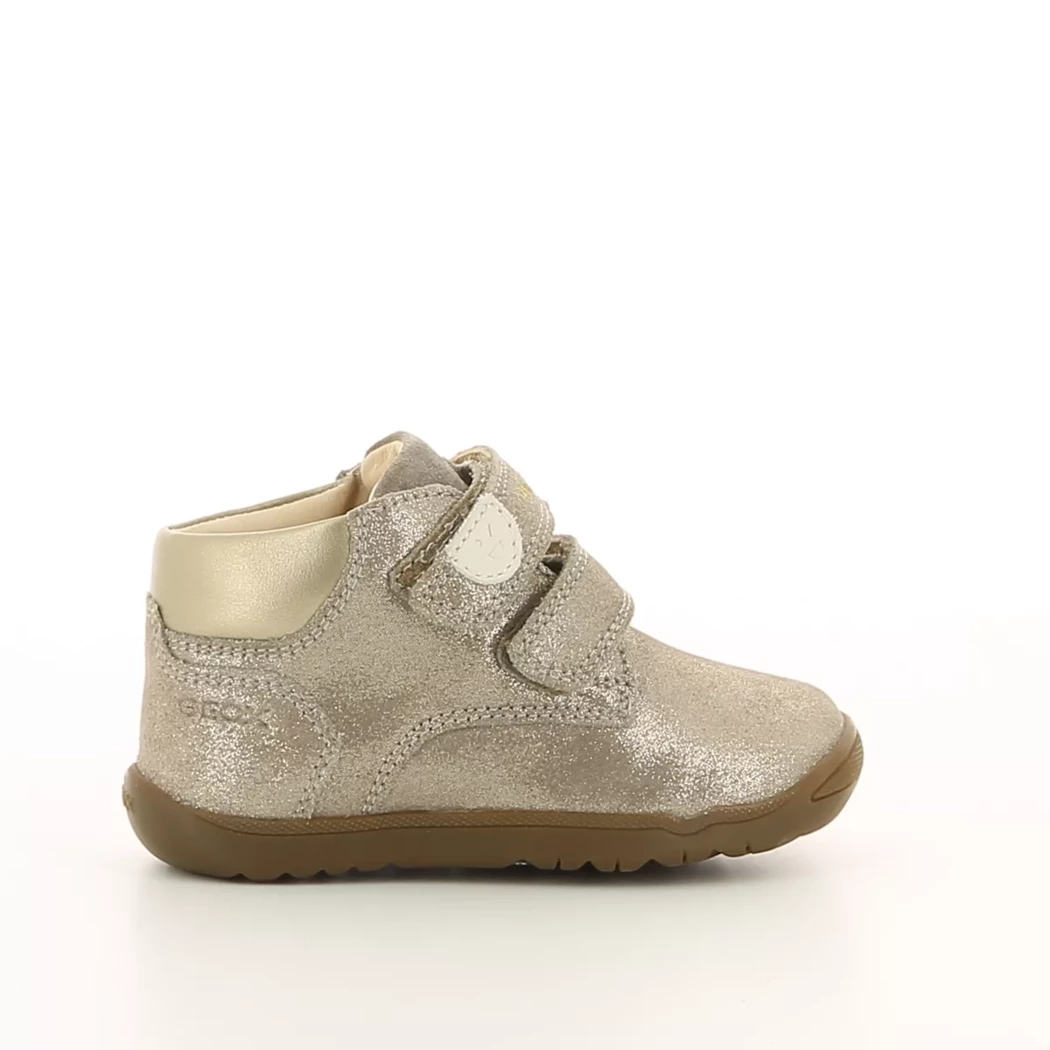 Image (2) de la chaussures Geox - Bottines Or / Bronze / Platine en Cuir nubuck