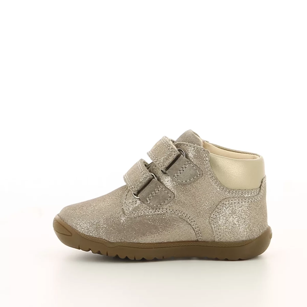 Image (4) de la chaussures Geox - Bottines Or / Bronze / Platine en Cuir nubuck