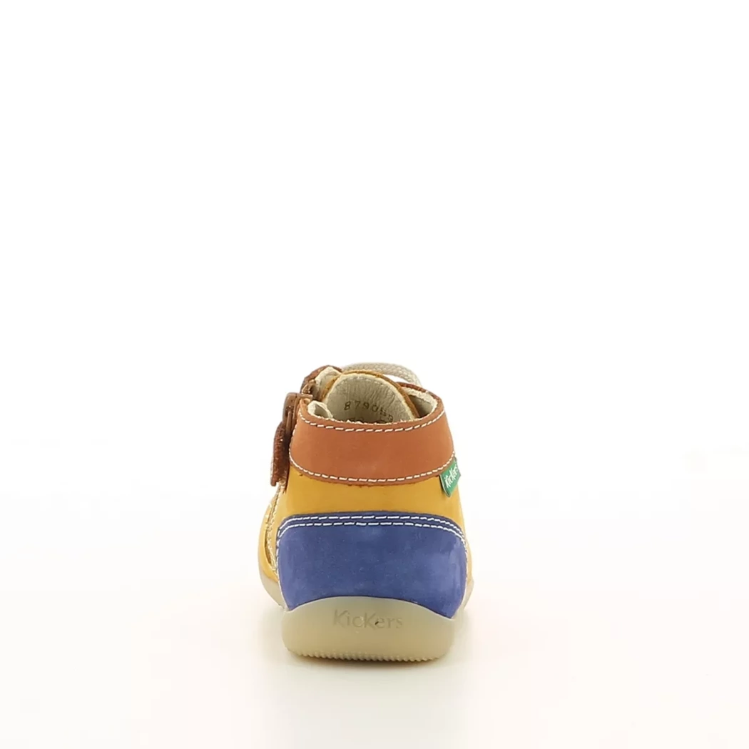 Image (3) de la chaussures Kickers - Bottines Cuir naturel / Cognac en Cuir nubuck
