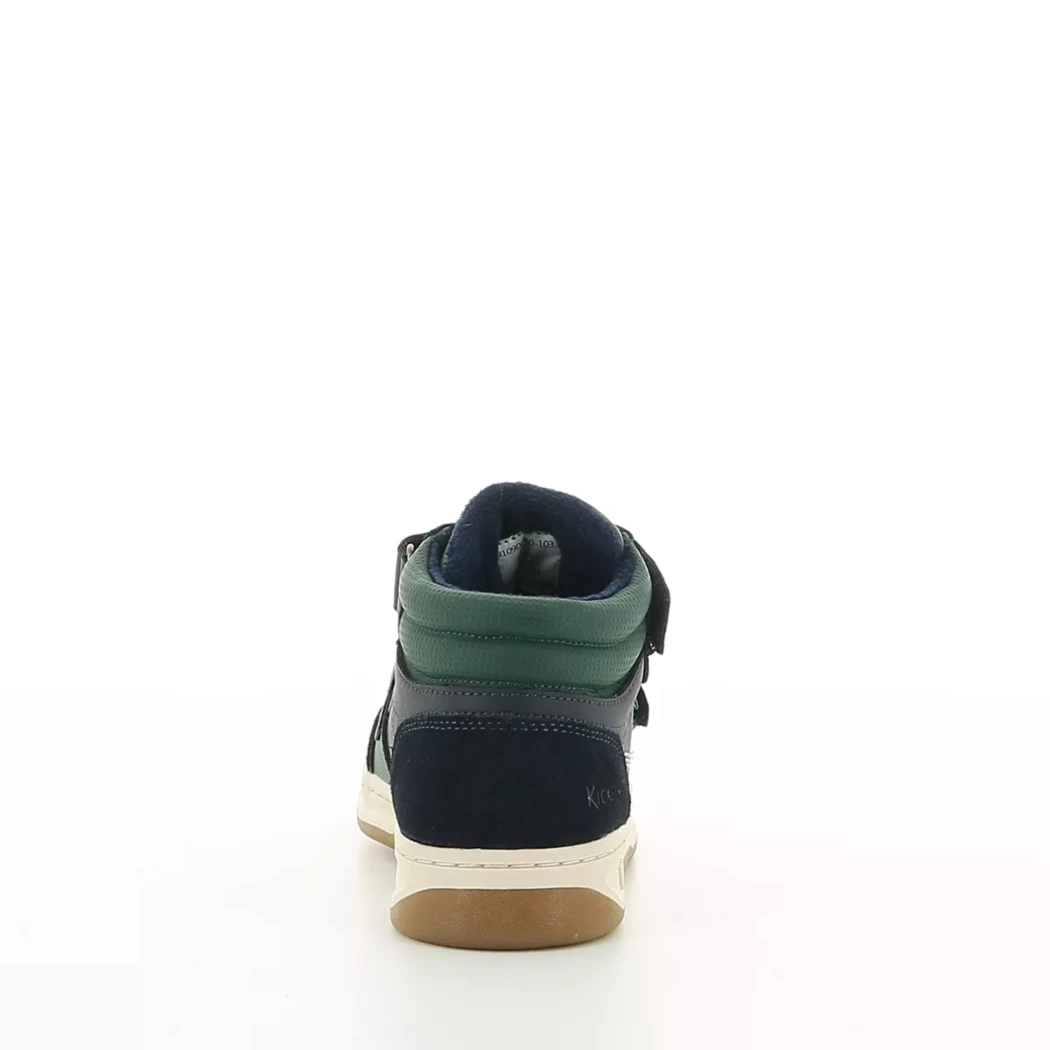 Image (3) de la chaussures Kickers - Bottines Bleu en Cuir synthétique