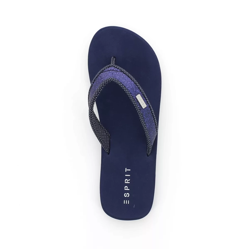 Image (6) de la chaussures Esprit - Tongs et Plage Bleu en Textile