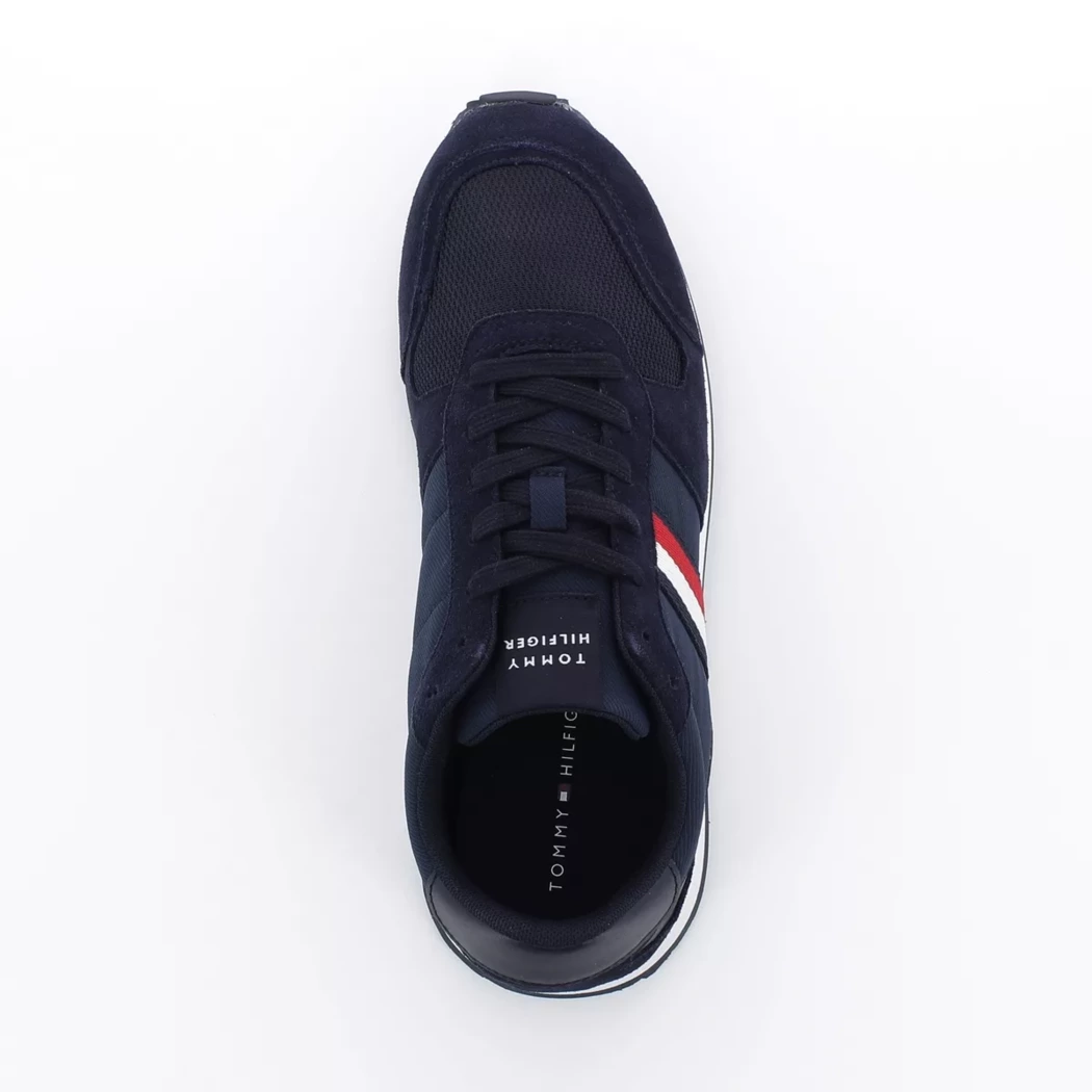 Image (6) de la chaussures Tommy Hilfiger - Baskets Bleu en Cuir nubuck