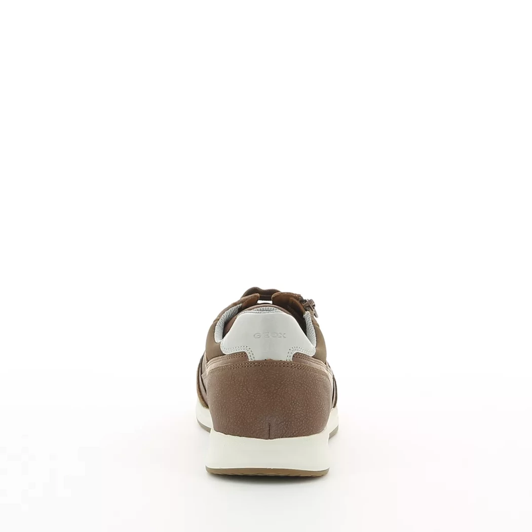 Image (3) de la chaussures Geox - Baskets Cuir naturel / Cognac en Cuir synthétique