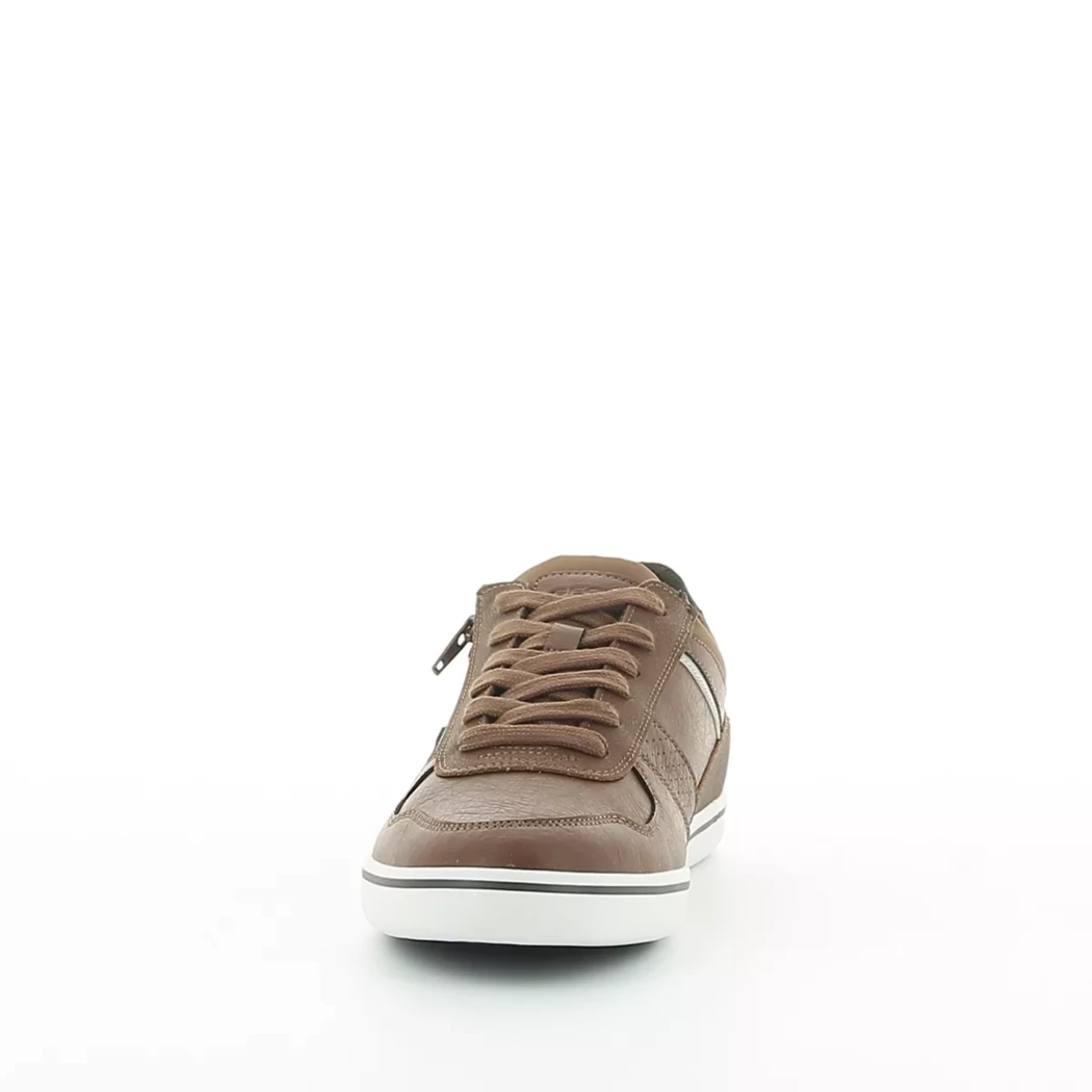 Image (5) de la chaussures Geox - Baskets Cuir naturel / Cognac en Cuir synthétique