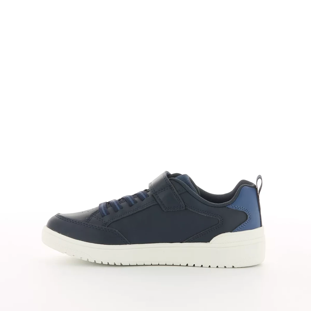 Image (4) de la chaussures Geox - Baskets Bleu en Cuir synthétique