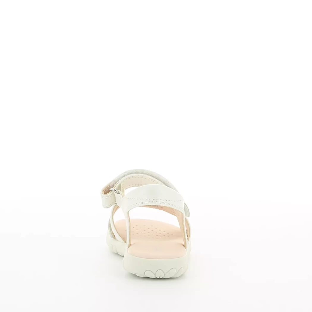 Image (3) de la chaussures Geox - Sandales et Nu-Pieds Blanc en Cuir synthétique