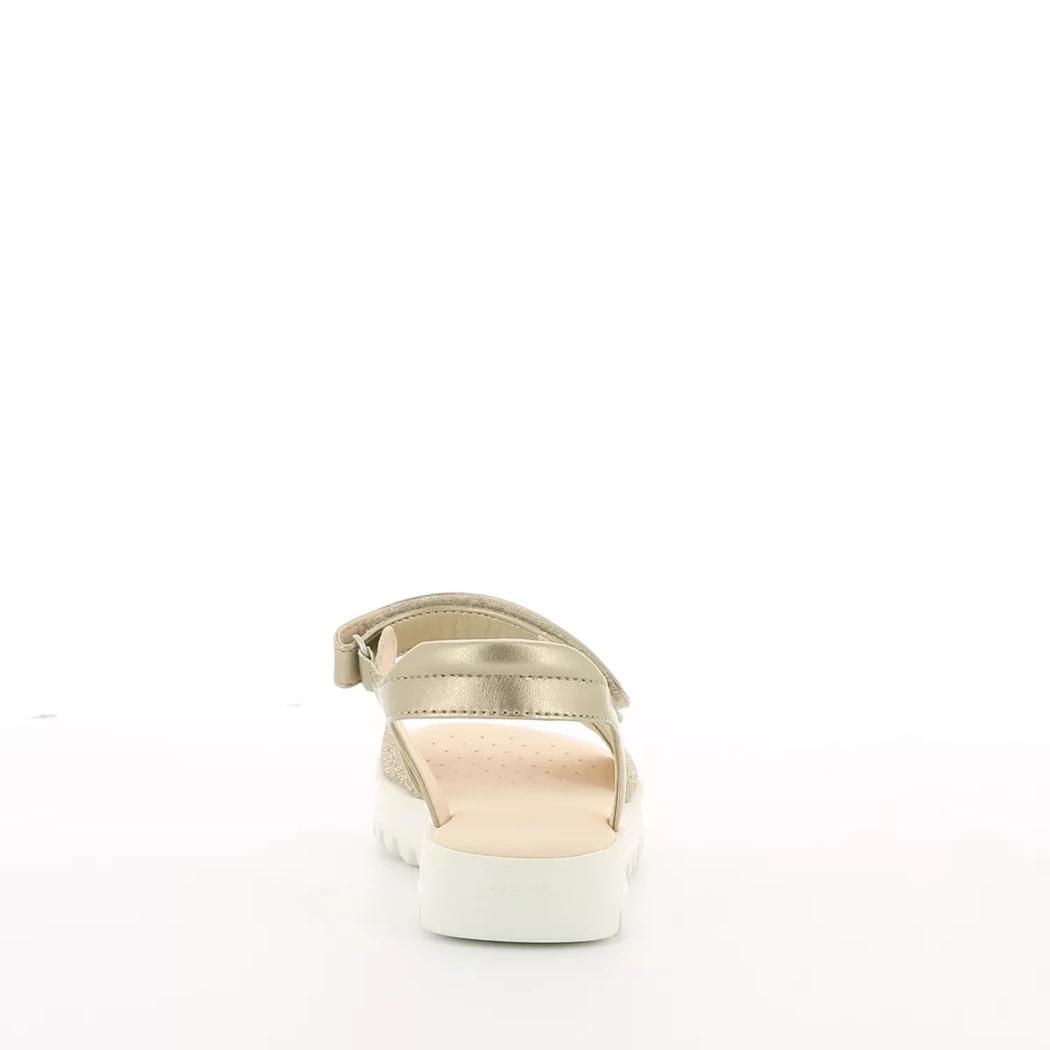 Image (3) de la chaussures Geox - Sandales et Nu-Pieds Or / Bronze / Platine en Cuir synthétique
