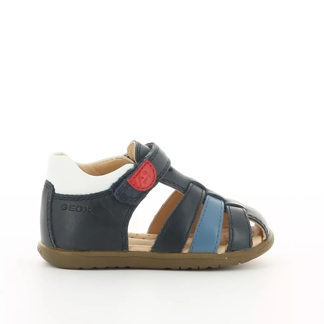 Image (2) de la chaussures Geox - Sandales et Nu-Pieds Bleu en Cuir
