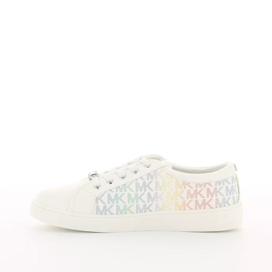 Image (4) de la chaussures Michael Kors Kids - Baskets Blanc en Cuir synthétique