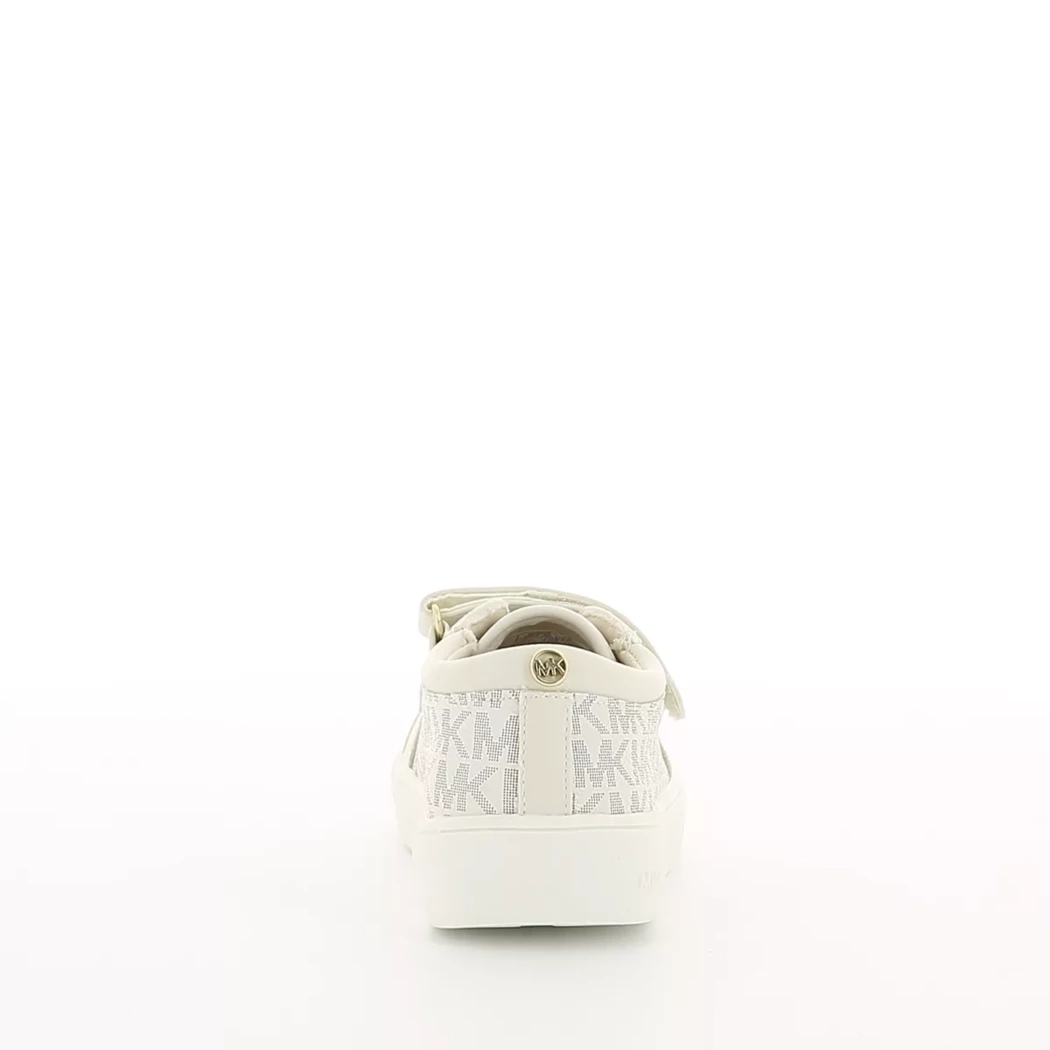 Image (3) de la chaussures Michael Kors Kids - Baskets Beige en Cuir synthétique