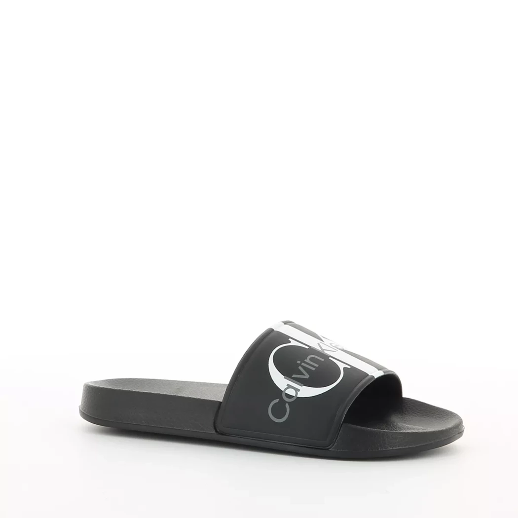 Image (1) de la chaussures Calvin Klein - Tongs et Plage Noir en Cuir synthétique