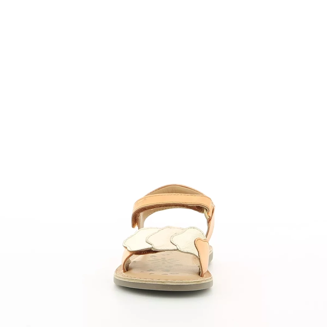 Image (5) de la chaussures Kickers - Sandales et Nu-Pieds Or / Bronze / Platine en Cuir