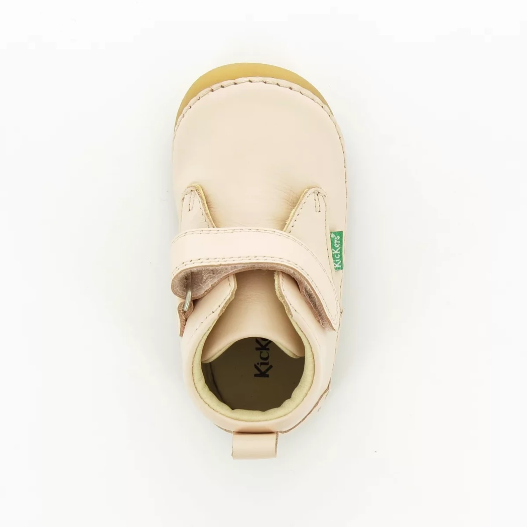 Image (6) de la chaussures Kickers - Bottines Rose en Cuir