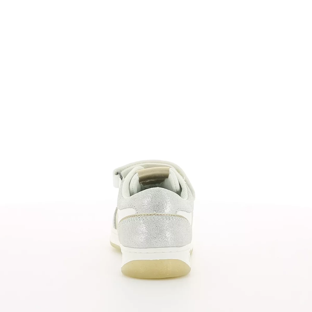 Image (3) de la chaussures Kickers - Baskets Blanc en Cuir synthétique