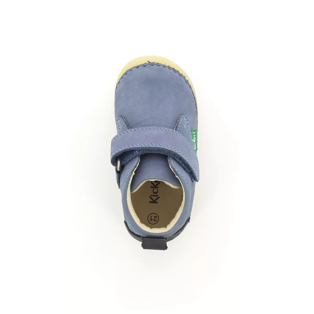 Image (6) de la chaussures Kickers - Bottines Bleu en Cuir nubuck