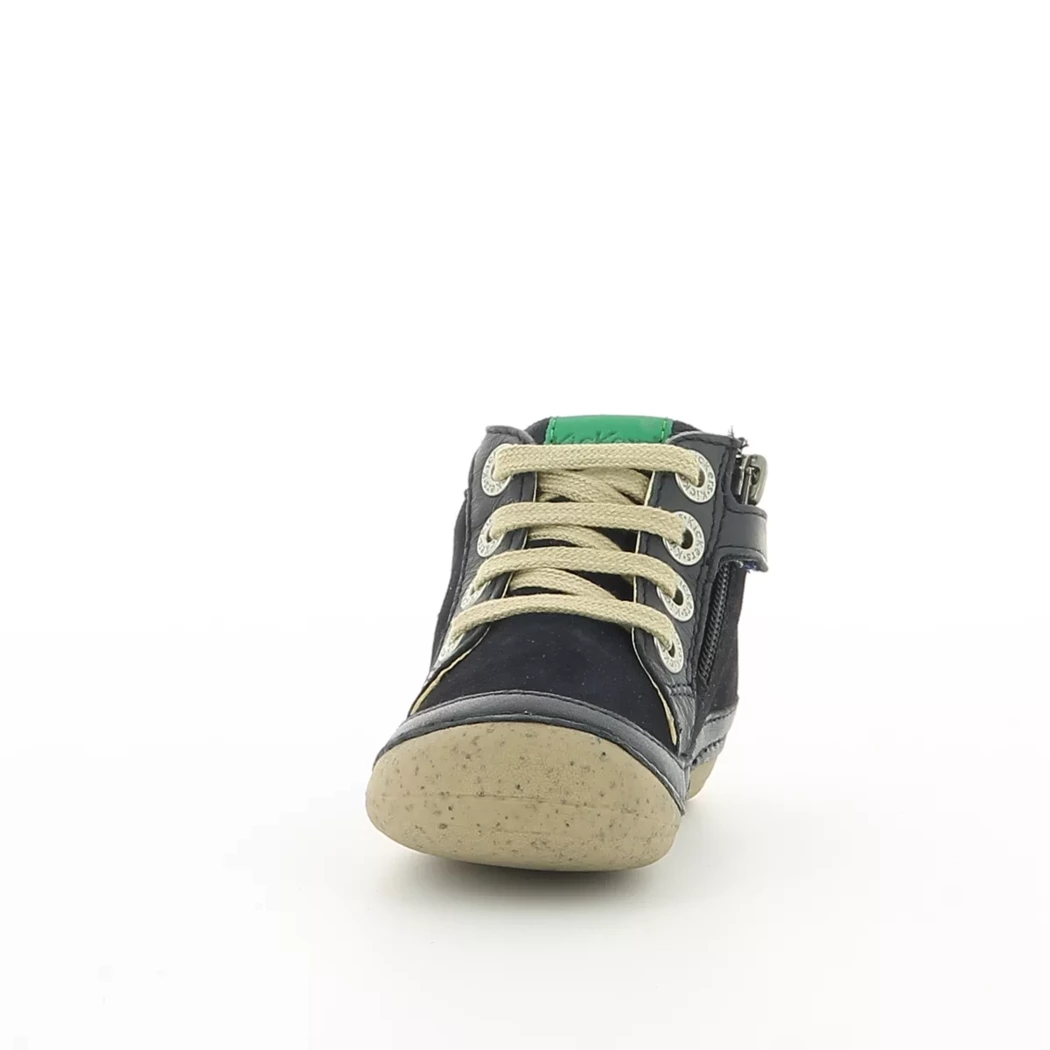 Image (5) de la chaussures Kickers - Bottines Bleu en Cuir nubuck