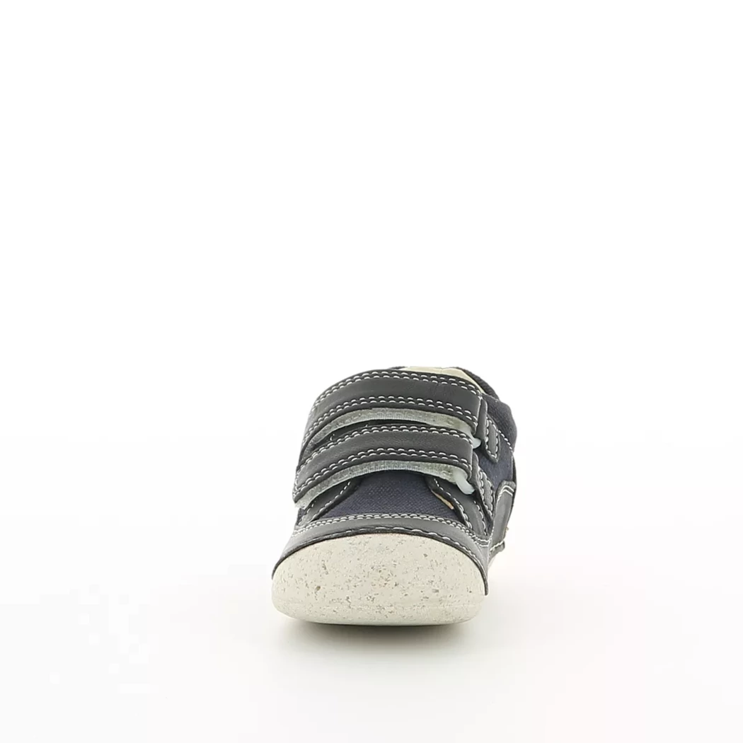 Image (5) de la chaussures Kickers - Bottines Bleu en Cuir et textile