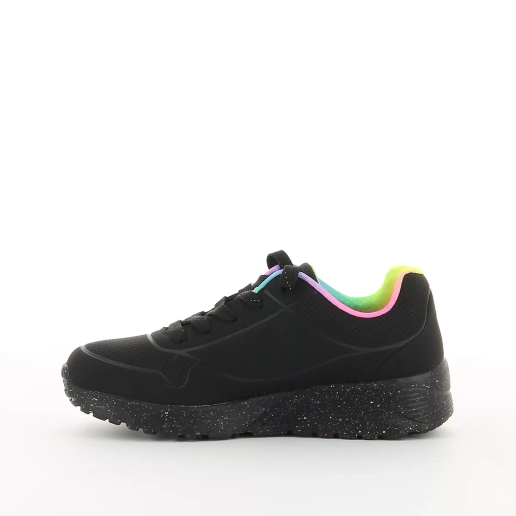 Image (4) de la chaussures Skechers - Baskets Noir en Cuir synthétique