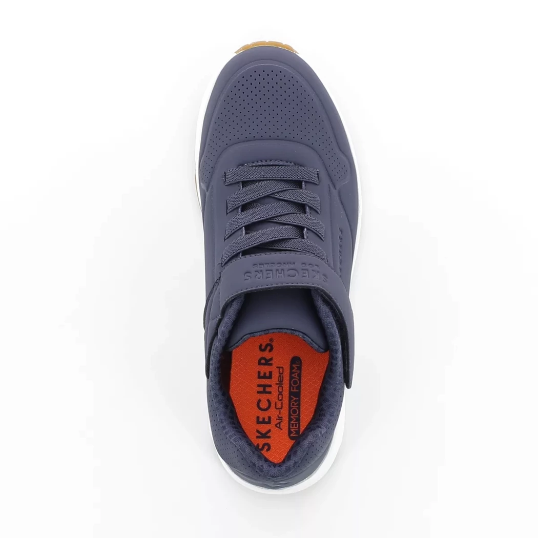 Image (6) de la chaussures Skechers - Baskets Bleu en Cuir synthétique