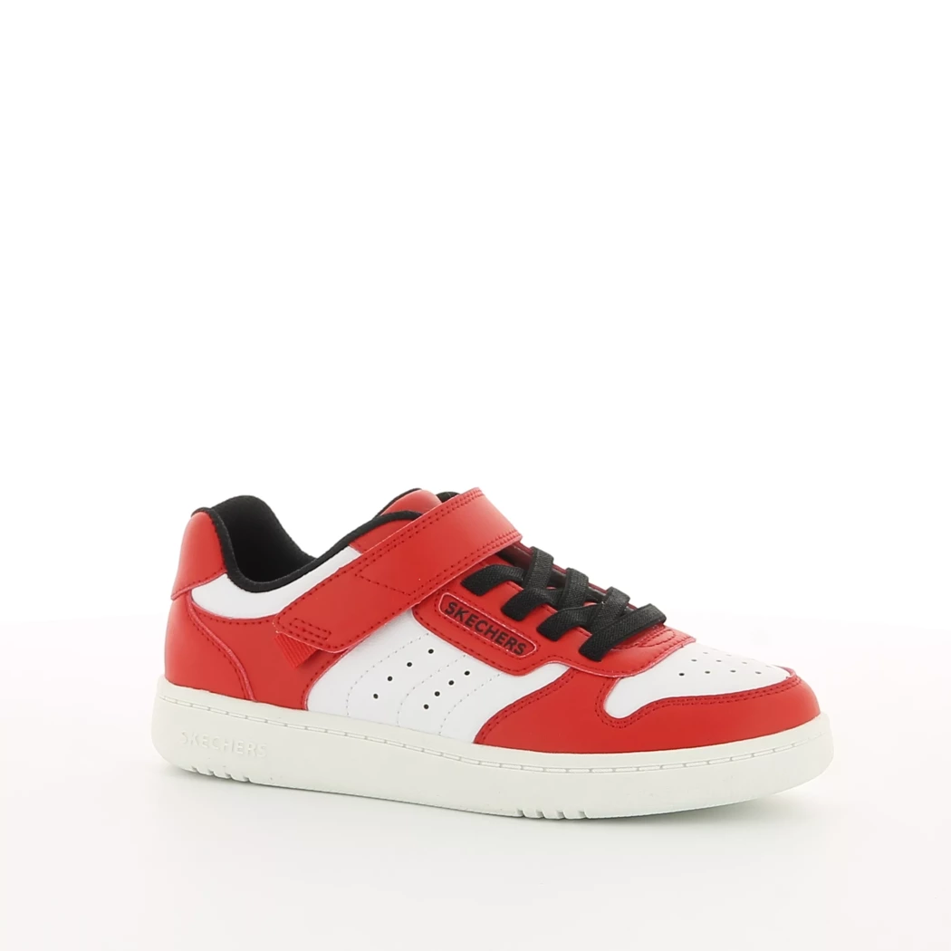 Image (1) de la chaussures Skechers - Baskets Rouge en Cuir synthétique