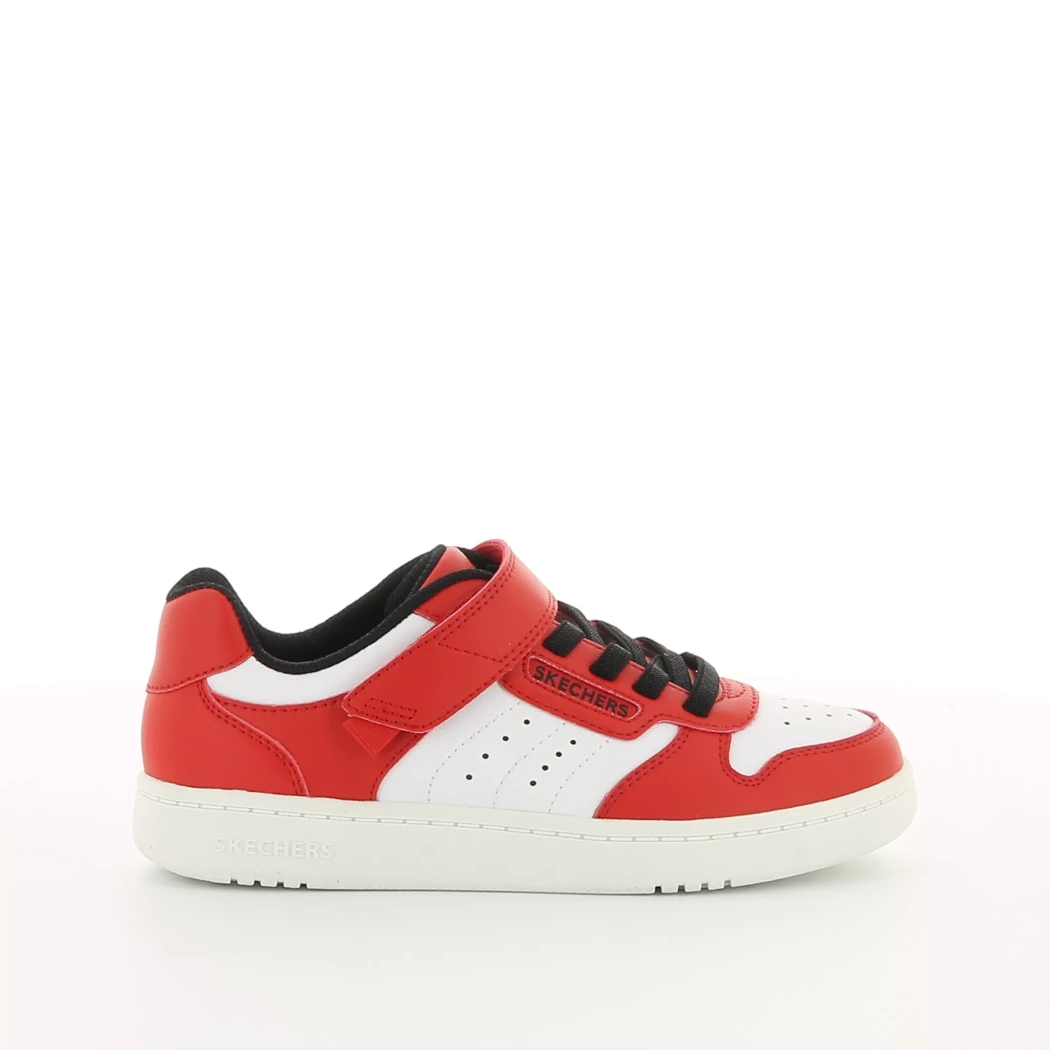 Image (2) de la chaussures Skechers - Baskets Rouge en Cuir synthétique