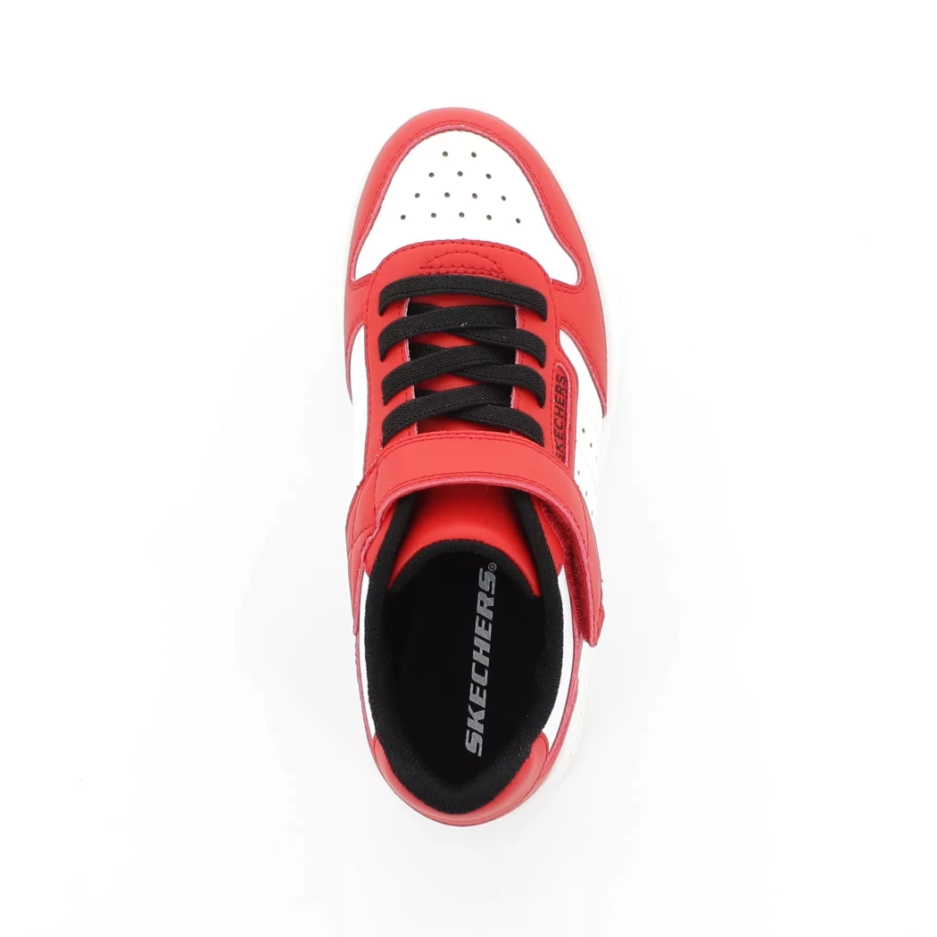 Image (6) de la chaussures Skechers - Baskets Rouge en Cuir synthétique