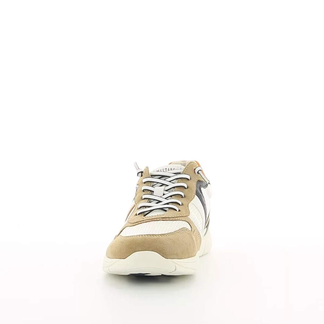 Image (5) de la chaussures Mustang - Baskets Blanc en Cuir synthétique