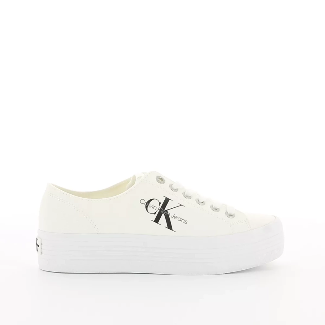 Image (2) de la chaussures Calvin Klein - Baskets Blanc en Textile
