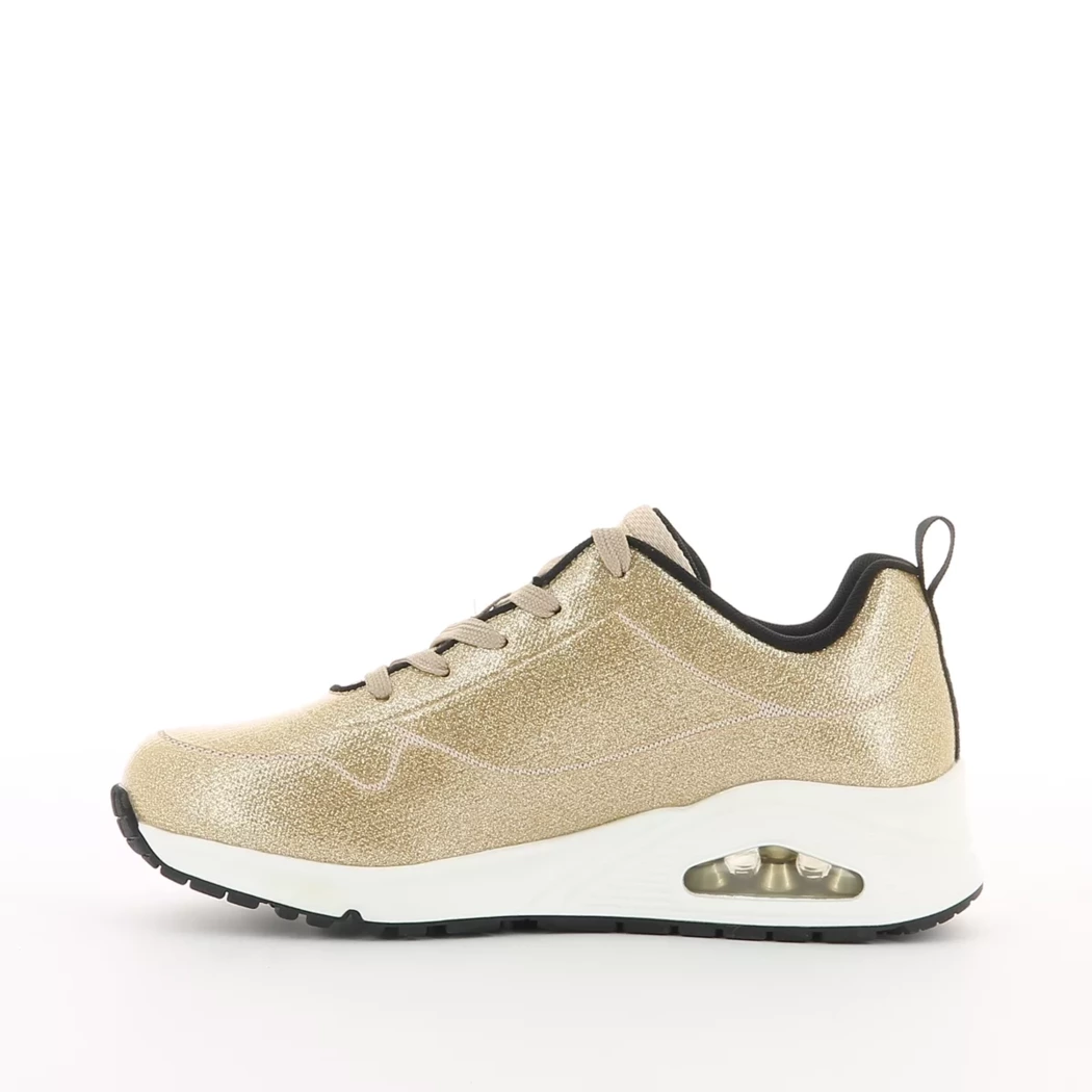 Image (4) de la chaussures Skechers - Baskets Or / Bronze / Platine en Cuir synthétique