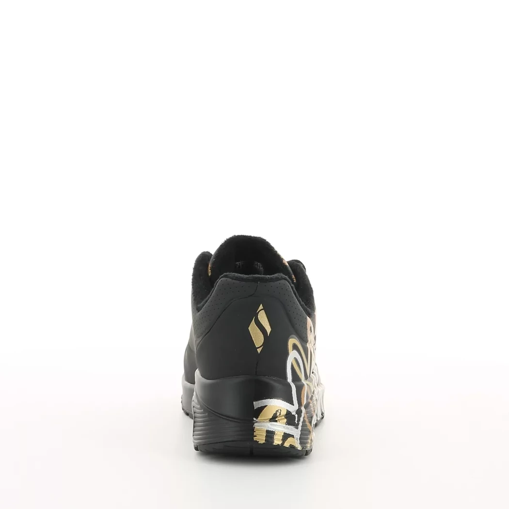 Image (3) de la chaussures Skechers - Baskets Noir en Cuir synthétique