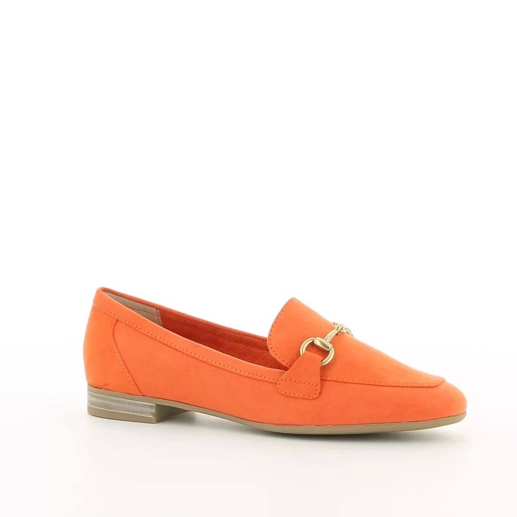 Image (1) de la chaussures Marco Tozzi - Mocassins Orange en Cuir synthétique