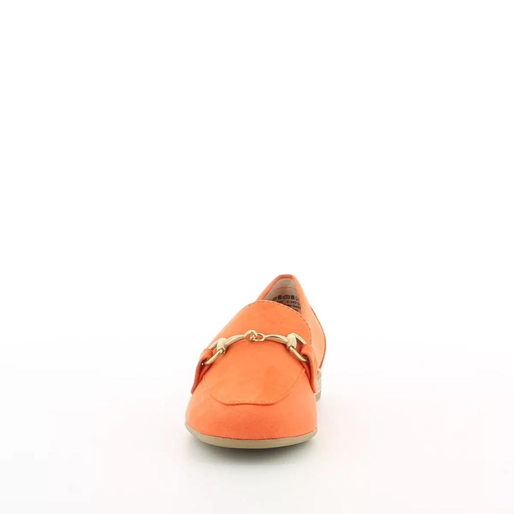 Image (5) de la chaussures Marco Tozzi - Mocassins Orange en Cuir synthétique