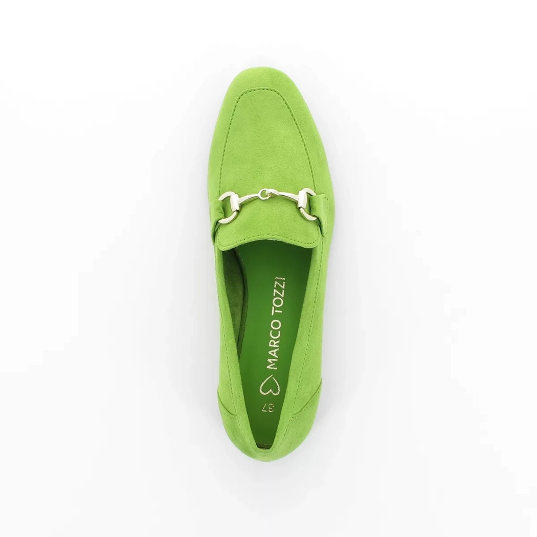 Image (6) de la chaussures Marco Tozzi - Mocassins Vert en Cuir synthétique
