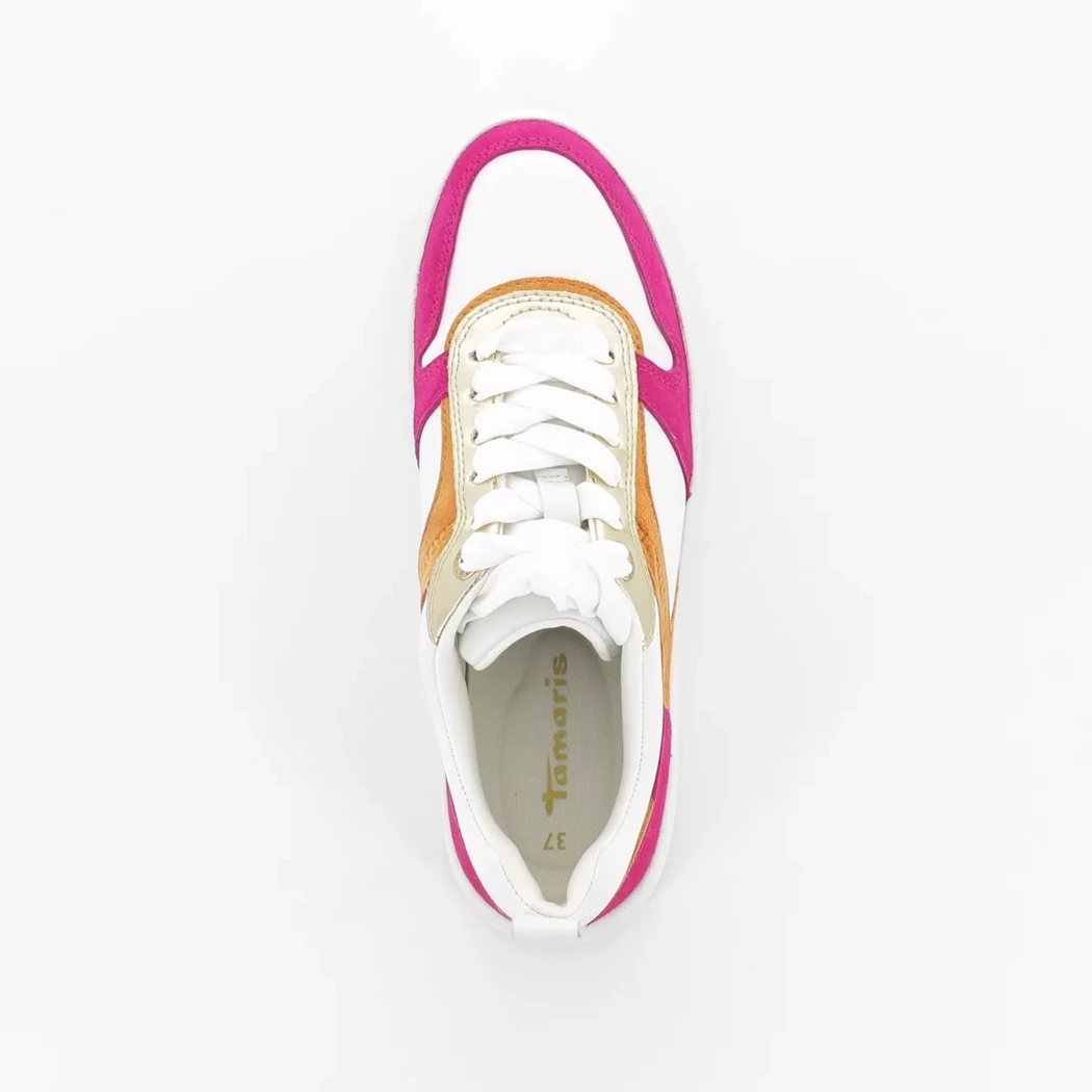 Image (6) de la chaussures Tamaris - Baskets Blanc en Cuir synthétique